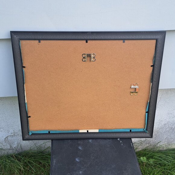 Vintage Framed Catholic Processional Flag Sacred Heart Carillon - Picture 9 of 11